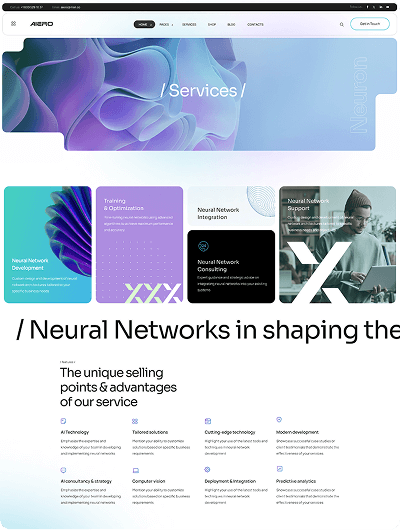 AI Agency & Technology HTML Template